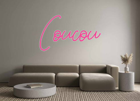 Custom Neon: Coucou