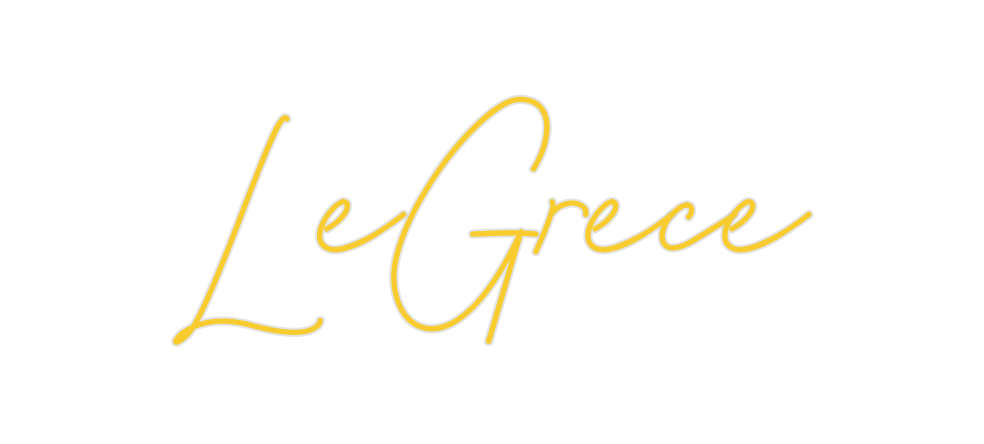 Custom Neon: LeGrece