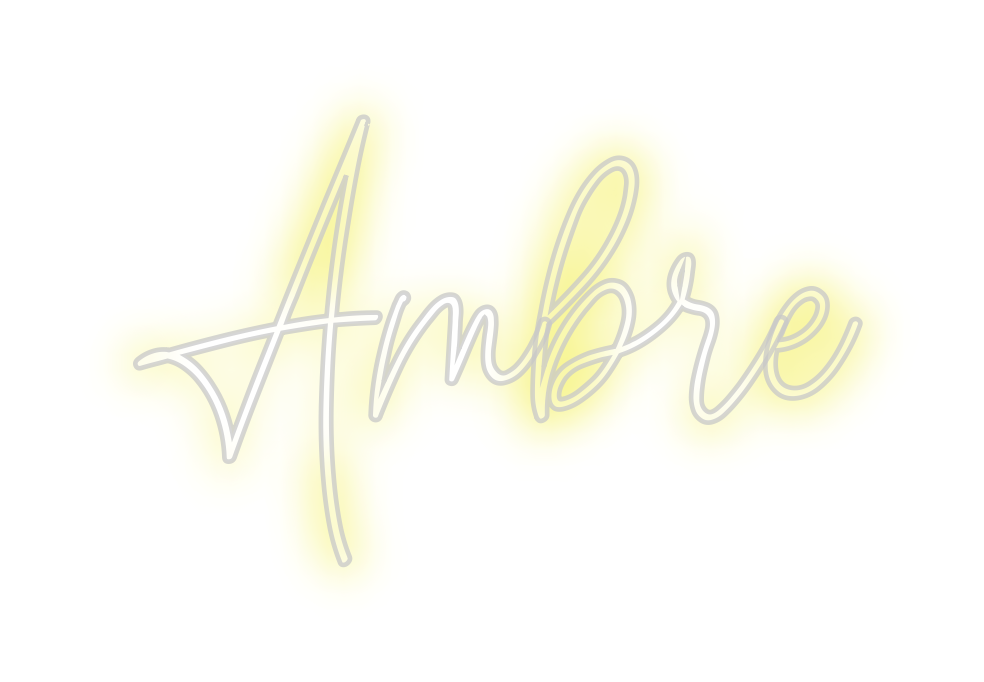 Custom Neon: Ambre