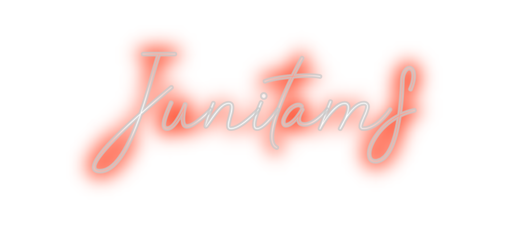 Custom Neon: Junitams