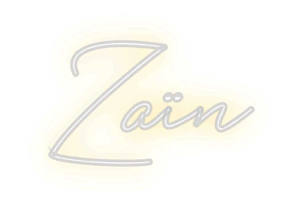 Custom Neon: Zaïn