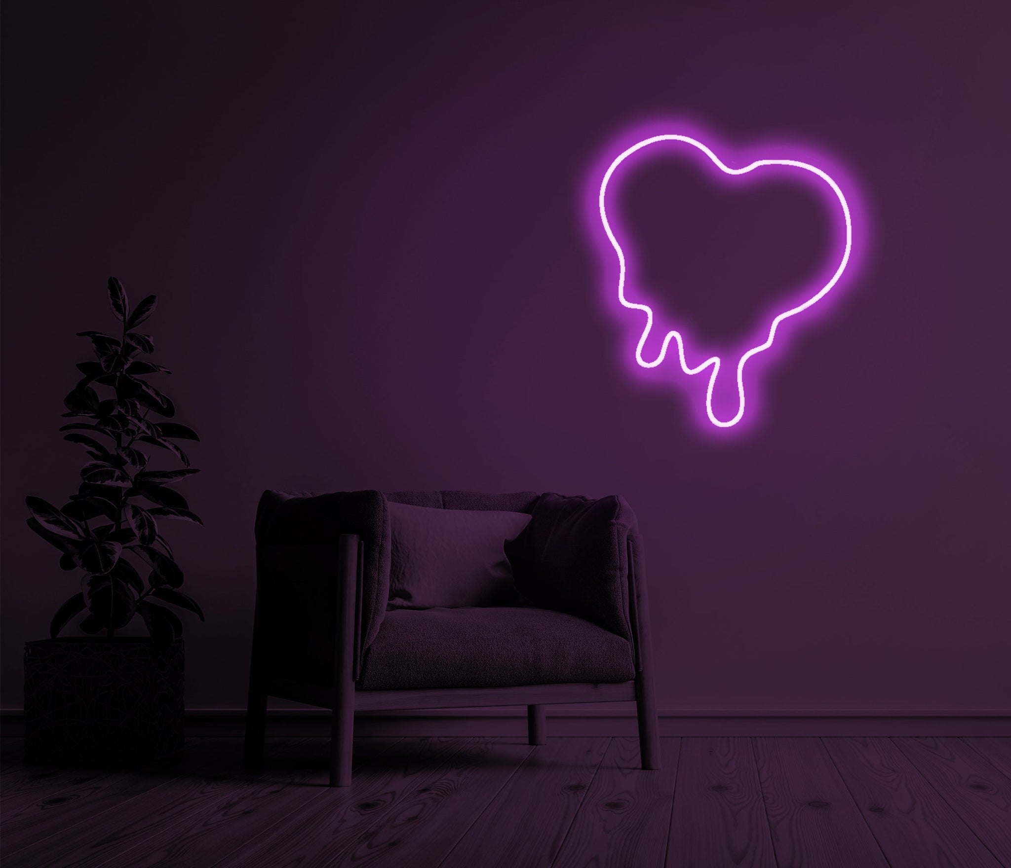 Coeur Coulant - Neon Chambre