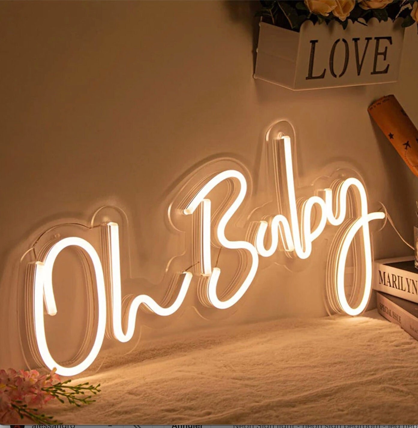 Oh Baby - Neon Mural