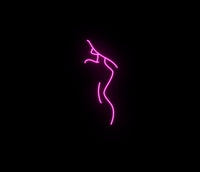 La Solitaire - Neon Mural