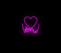 Love Hands - Neon Mural
