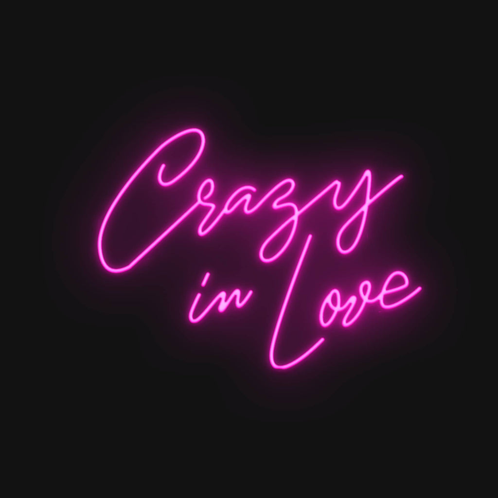 Crazy in Love - Neon Mural